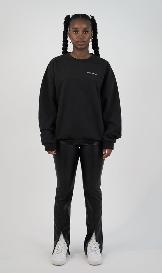 Essential Sweater Washed Black / Anthracite